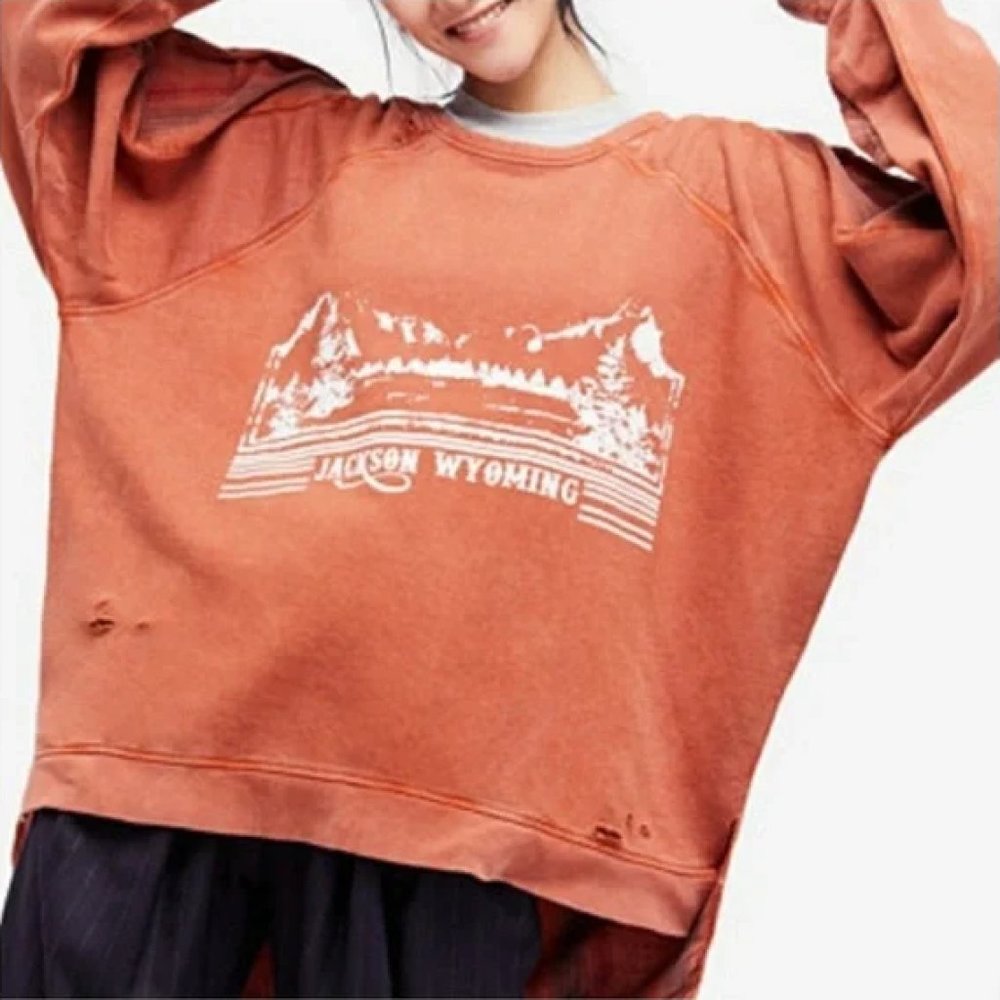 Free People Jackson Wyoming Sweatshirt - S